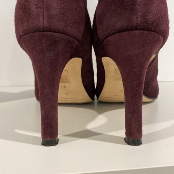 SIGERSON MORRISON Unity Booties Dark Purple Size 6 - Picture 5 of 12